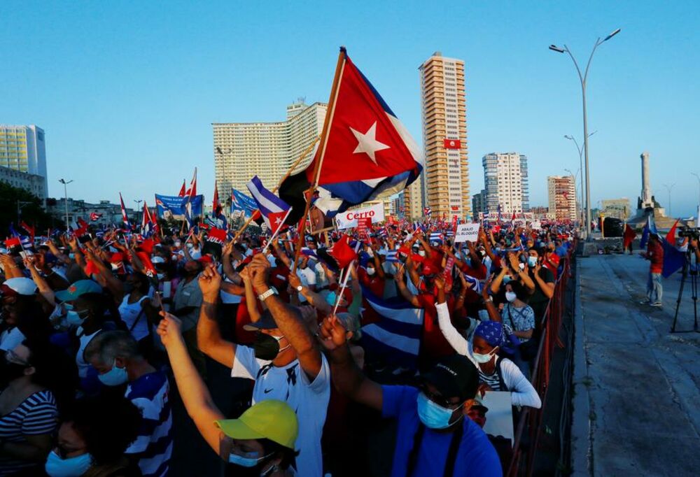 Kuba, protest