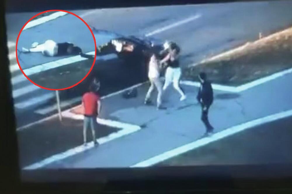 BRUTALNO NASILJE U NOVOM BEOGRADU: Muškarac prebio ženu, šutirao je, udarao pesnicama pa je bacio na beton VIDEO