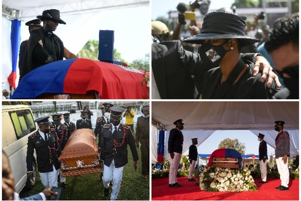 RANJENA UDOVICA JECALA OPRAŠTAJUĆI SE OD MOIZA: Potresna sahrana ubijenog predsednika Haitija na porodičnom imanju! VIDEO, FOTO