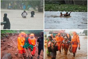 OVO LETO NE PRESTAJE NIŽE ŽRTVE: Na zapadu Indije najmanje 112 ljudi stradalo u poplavama i klizištima! Spaseno više od 1000!