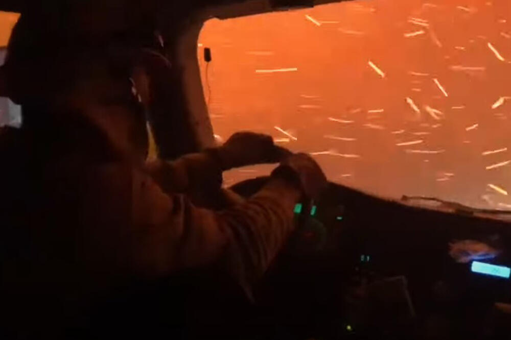 VATROGASCI SNIMILI PAKAO U OREGONU: Evo kako se vozilom probijali kroz požar koji je zahvatio 311 kvadratnih kilometara VIDEO