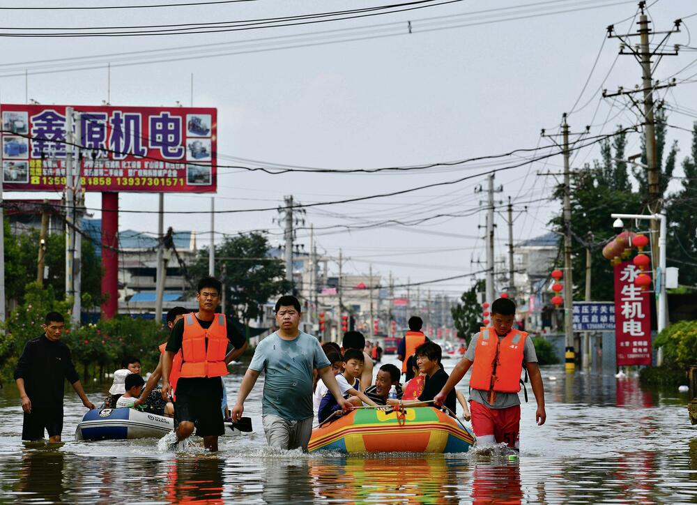 Kina... Celi gradovi pod vodom