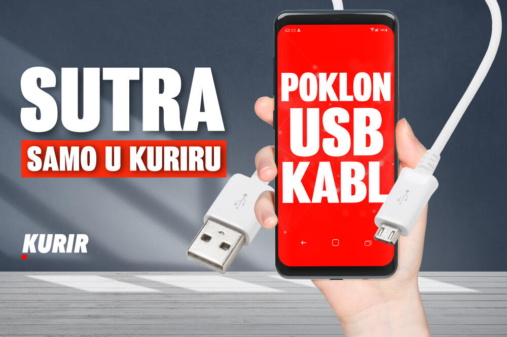 NE PROPUSTITE OVAJ VREDAN POKLON U KURIRU: Sutra ćete uz dnevne novine dobiti USB kabl