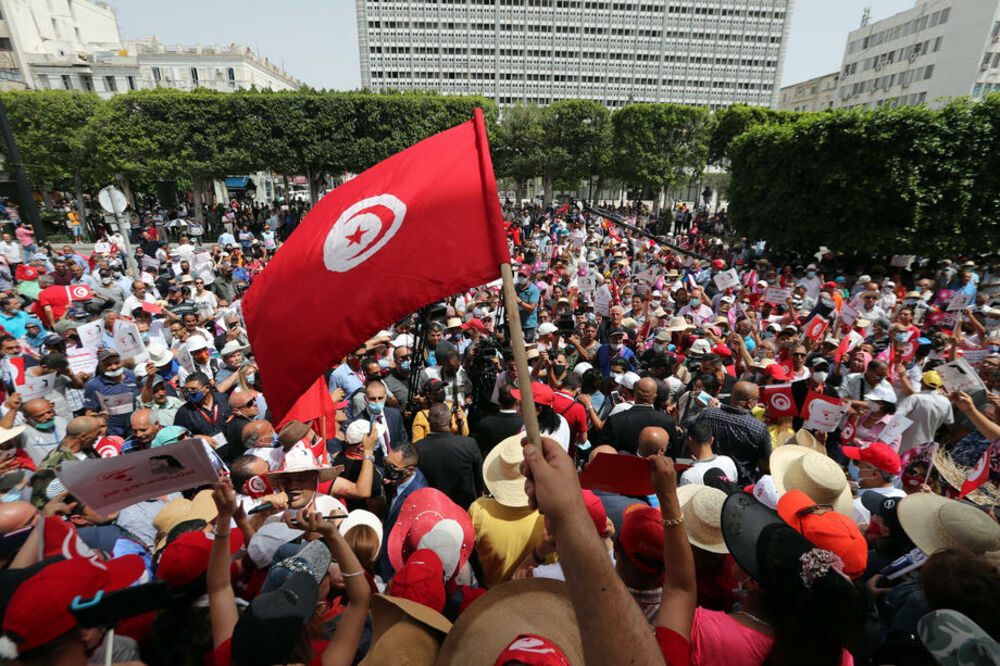 Tunis, protesti