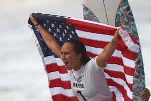 ISPISALI ISTORIJU: Amerikanka Mur i Brazilac Fereira prvi olimpijski šampioni u surfovanju!