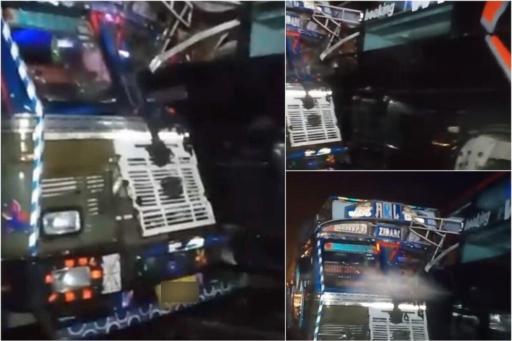 TEŠKA SAOBRAĆAJNA NESREĆA U INDIJI Kamion se zabio u autobus u kom su bili radnici, 18 POGINULO VIDEO