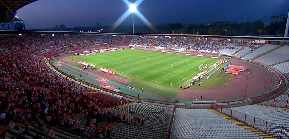 Rajko Mitić, Marakana, stadion, Crvena zvezda