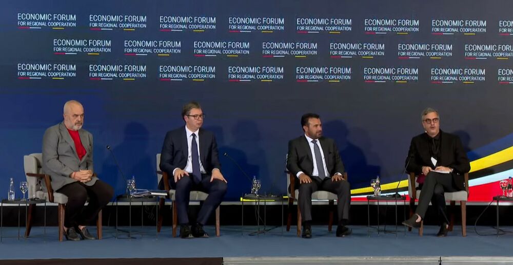 Skoplje, Ekonomski forum, Edi Rama, Aleksandar Vučić, Zoran Zaev