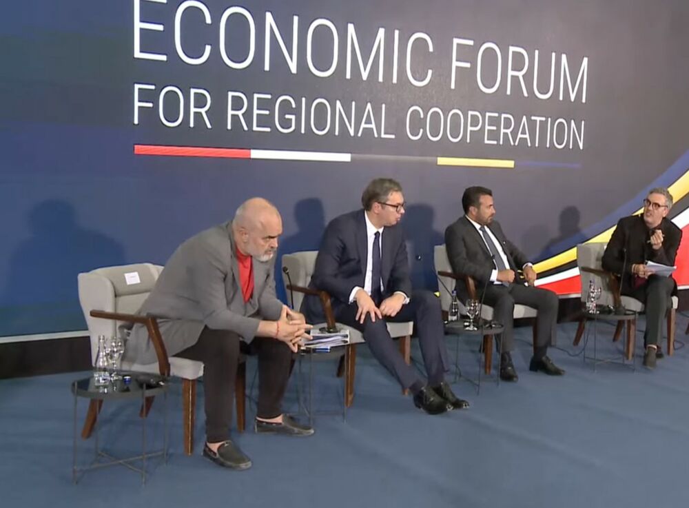 Skoplje, Ekonomski forum, Edi Rama, Aleksandar Vučić, Zoran Zaev