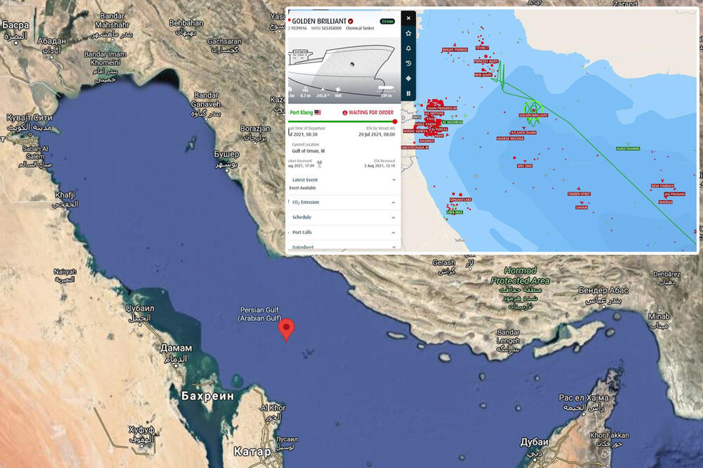 INCIDENT U OMANSKOM ZALIVU: 4 broda poslala pozive u pomoć, sumnja se da Iran stoji iza napada