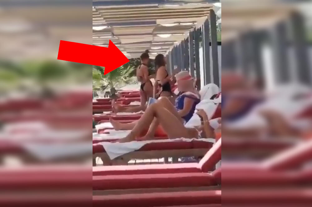 HIT SNIMAK! Mladi par u vreloj akciji nasred plaže u Bečićima, konobaru ispadaju čaše od šoka, a gospođa gleda i ne veruje (VIDEO)
