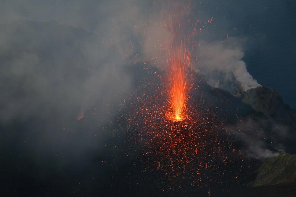 0034257695, Stromboli, vulkan, erupcija