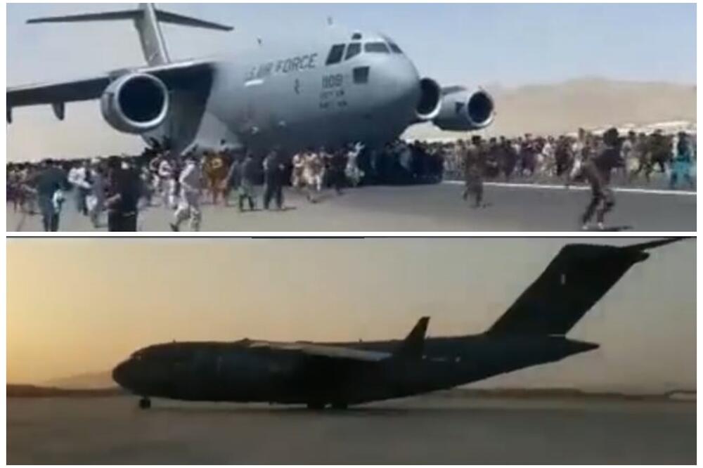 IZ KABULA ODVOZI STRANCE I IZBEGLICE, A U KANDAHAR DOVOZI TALIBANE Ovo je C-17 letelica koja je obeležila krizu u Avganistanu!