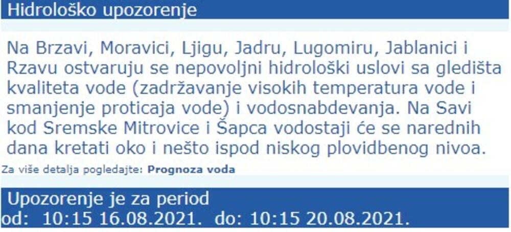 vremenska prognoza