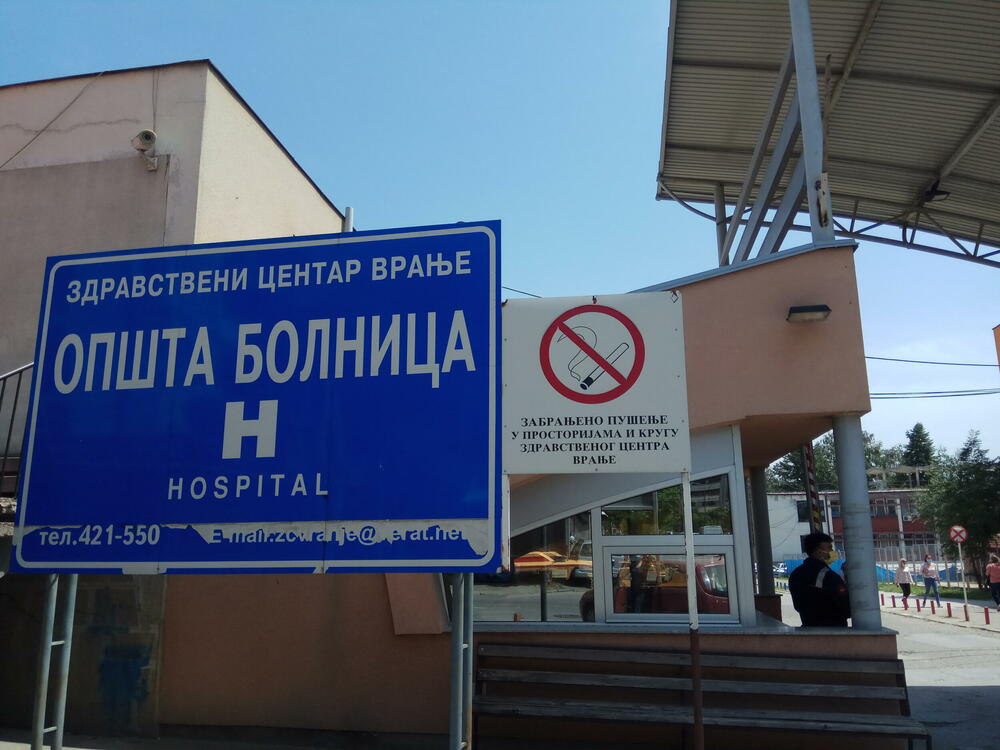 Vranje, bolnica, Pčinjski okrug, korona