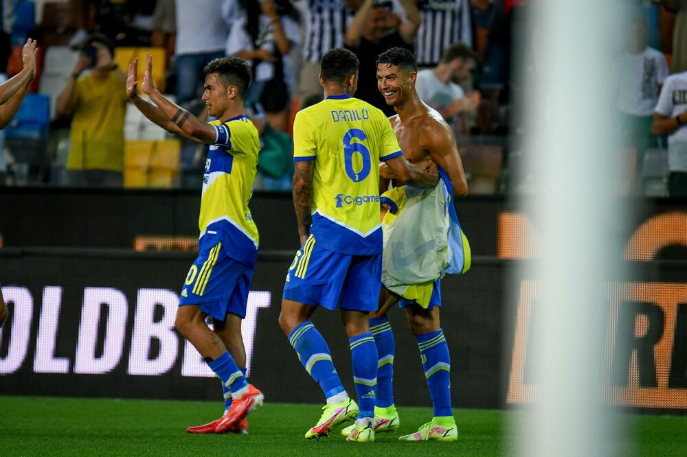 TORINSKA DAMA ISPUSTILA 2:0 PROTIV UDINEZEA: Juventusu samo bod u Udinama, Ronaldu VAR poništio gol u nadoknadi za pobedu!