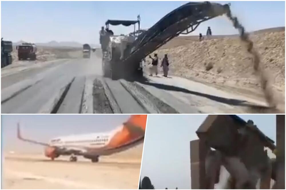 TALIBANSKI SVAKODNEVNI ŽIVOT GODINE NULTE: Asfaltiraju put Kandahar- Kabul, ruše kapije, a pokrenuli i civilne letove! VIDEO