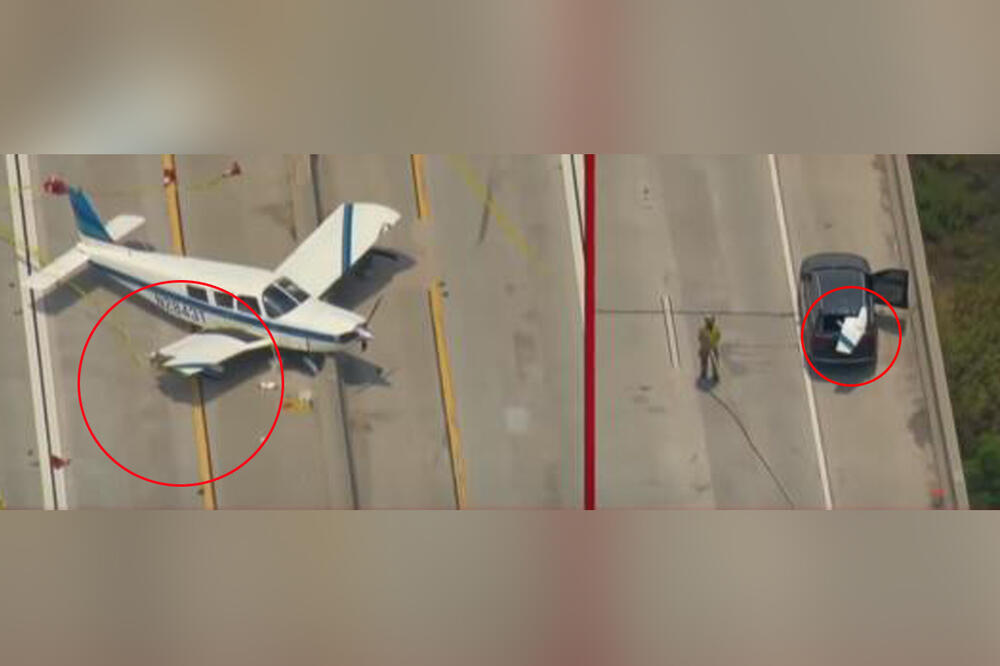 AVION SE ZABIO U AUTOMOBIL: Bizarna nesreća u SAD! Žena ugledala deo letelice na zadnjem sedištu VIDEO