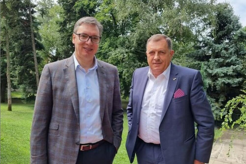 MILORAD DODIK PODRŽAO VUČIĆA: "Srećno dragi Aleksandre"