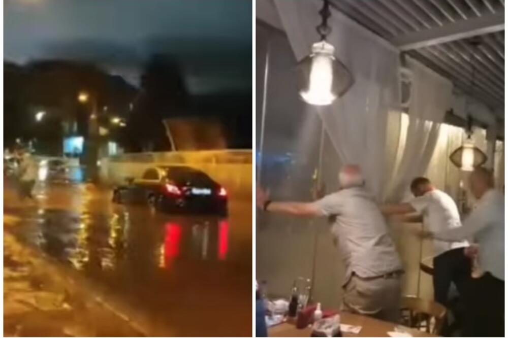 NEVREME U CRNOJ GORI ČUPALO DRVEĆE IZ KORENA: Troje povređeno u Tivtu! Budvanske ulice pod vodom (VIDEO)