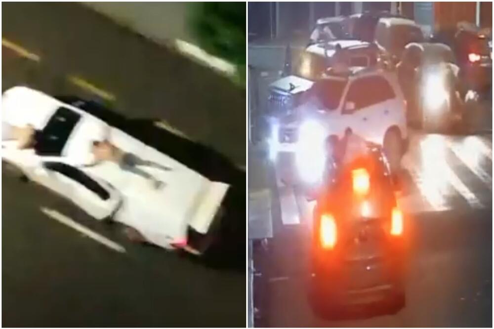 NEVEROVATNI SNIMCI SA ULICA BRAZILA: Pljačkaši banke vezali ljude na vozilo kojim su bežali! Koristili taoce kao živi štit VIDEO