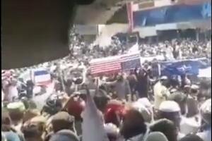 TALIBANI ORGANIZOVALI SAHRANU NATO I SAVEZNIKA: U nizu gradova ovako je proslavljen odlazak SAD iz AVganistana VIDEO