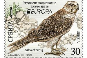 NEVEROVATAN USPEH! Stepski soko iz Srbije među 5 najlepših u Evropi! Ovo je poštanska marka kojoj se dive (FOTO)