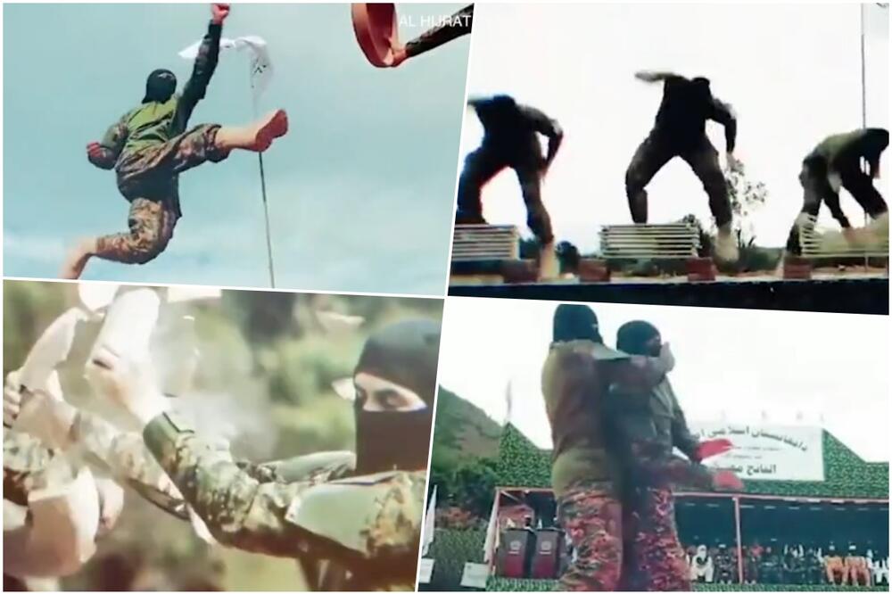 TALIBANI IZIGRAVALI NINDŽE Tokom parade naoružanja prikazivali samoubilačke prsluke, a pohvalili su se i drugim veštinama VIDEO