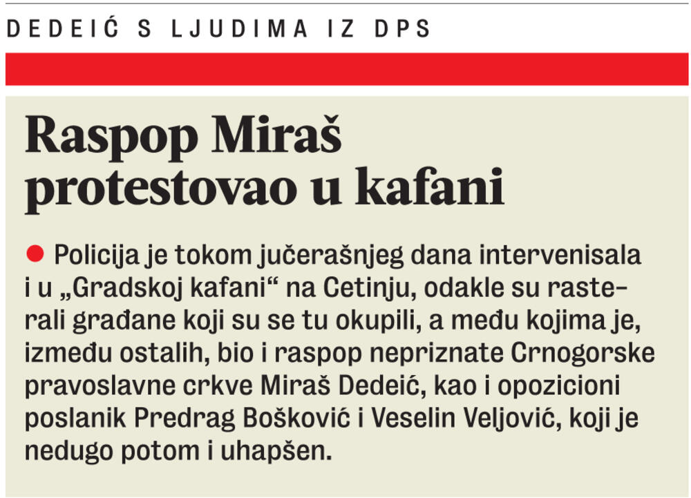 raspop Miraš Dedeić