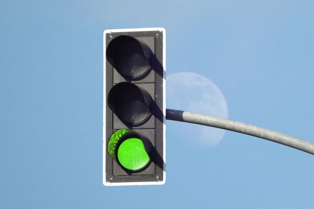 zeleno svetlo, semafor