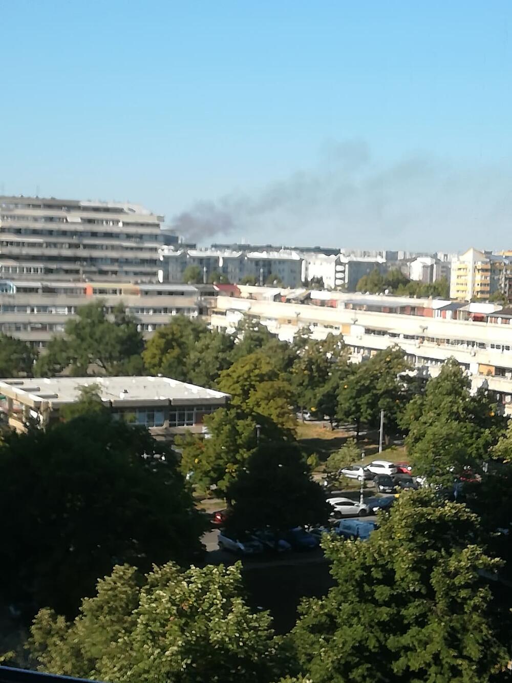 Požar, Novi Beograd, Blok 70A