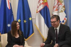 OPROŠTAJNA POSETA: Predsednik Vučić primio ambasadorku Australije Rut Stjuart