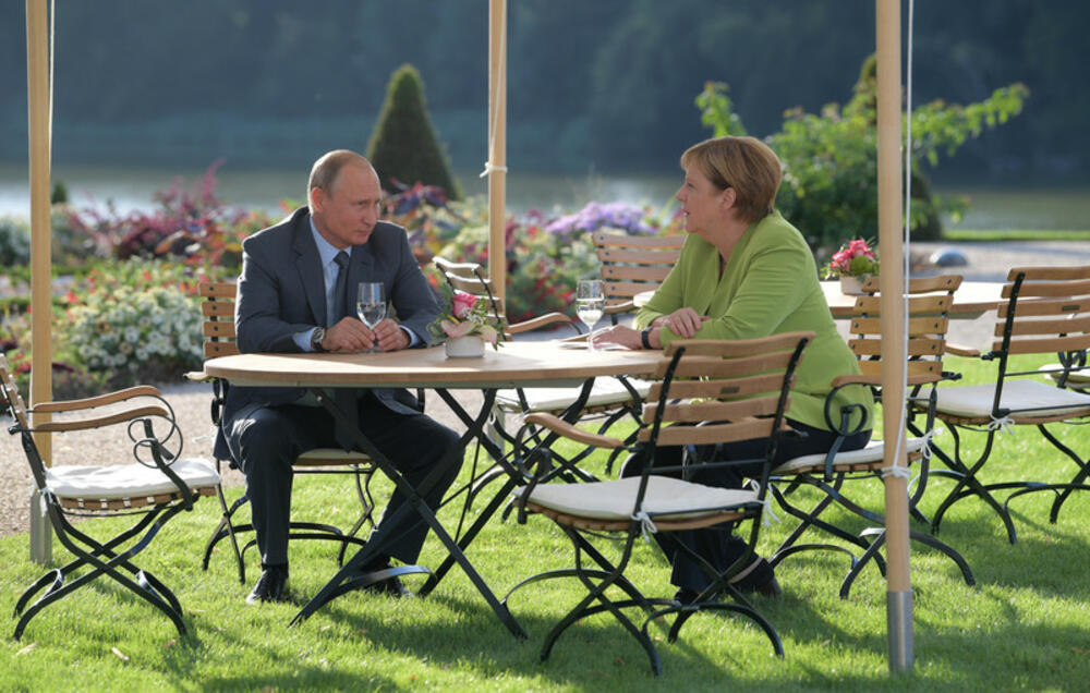Angela Merkel, Vladimir Putin, 18.08.2018.