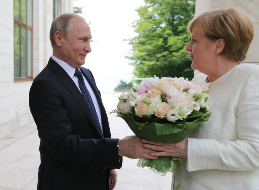 Angela Merkel, Vladimir Putin, 18.05.2018