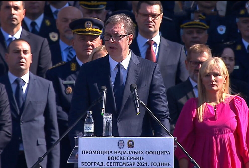 parada, promocija najmlađih oficira, vojna parada, Aleksandar Vučić