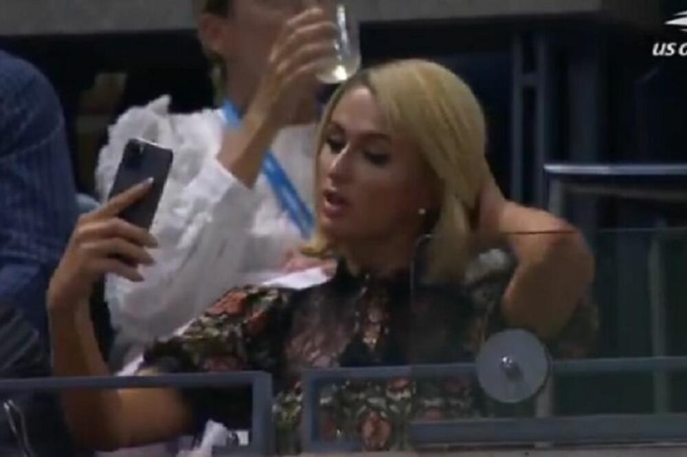 US OPEN NA STUBU SRAMA ZBOG STARLETE! Paris Hilton izazvala HAOS zbog prisustva na Novakovm meču! VIDEO