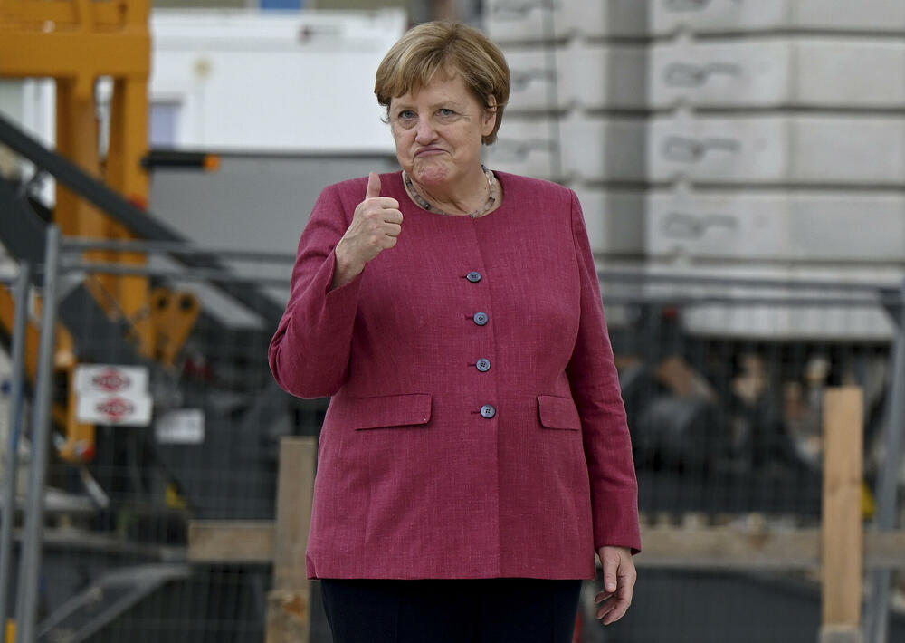 Angela Merkel, septembar 2021