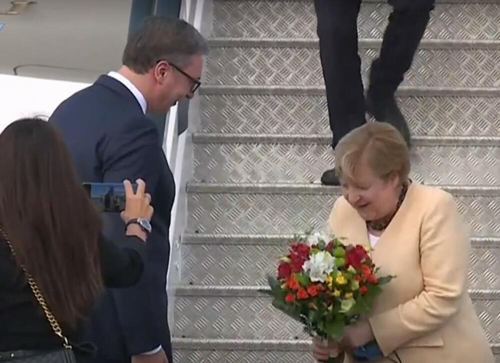 Aleksandar Vučić, Angela Merkel