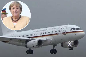 SVI PEHOVI ANGELE MERKEL SA AVIONIMA: Ovo je Erbas A319 kojom je nemačka kancelarka doputovala u Beograd