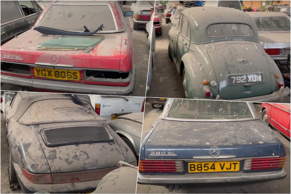 LONDONSKA ALADINOVA PEĆINA: Nepoznati biznismen skupljao automobilske klasike godinama, sada ih je dao na aukciju! VIDEO