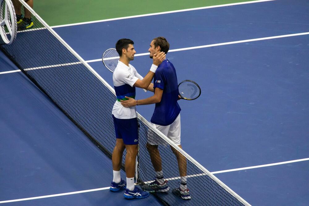 Novak Đoković, Danil Medvedev, US open
