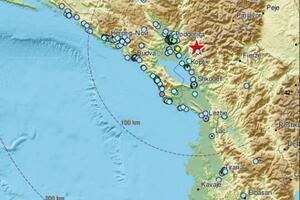 TRESLO SE I U CRNOJ GORI: Zemljotres jačine 4,1 stepen po Rihteru blizu granice sa Albanijom