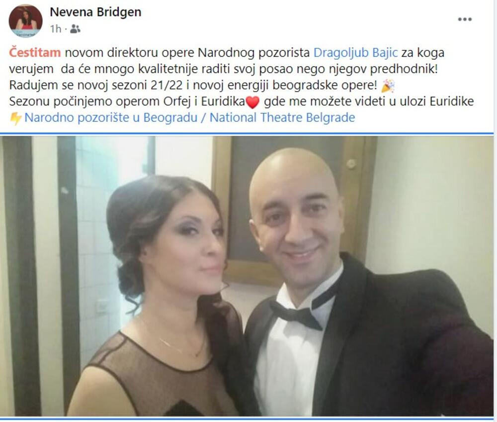 Nevena Bridžen, Dragoljub Bajić
