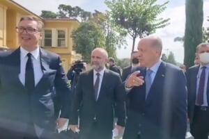 HVALA NA GOSTOPRIMSTVU I ISPRAĆAJU VAN SVIH PROTOKOLA: Predsednik Vučić se zahvalio Erdoganu na kraju posete Turskoj (VIDEO)