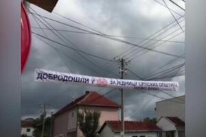 UHVAĆENI NA DELU! BRUKA: Kosovski specijalci skidaju transparent ZSO (VIDEO)