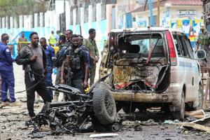 EKSPLOZIJA AUTOMOBILA BOMBE U SOMALIJI: U napadu blizu predsedničke palate ubijeno osmoro FOTO