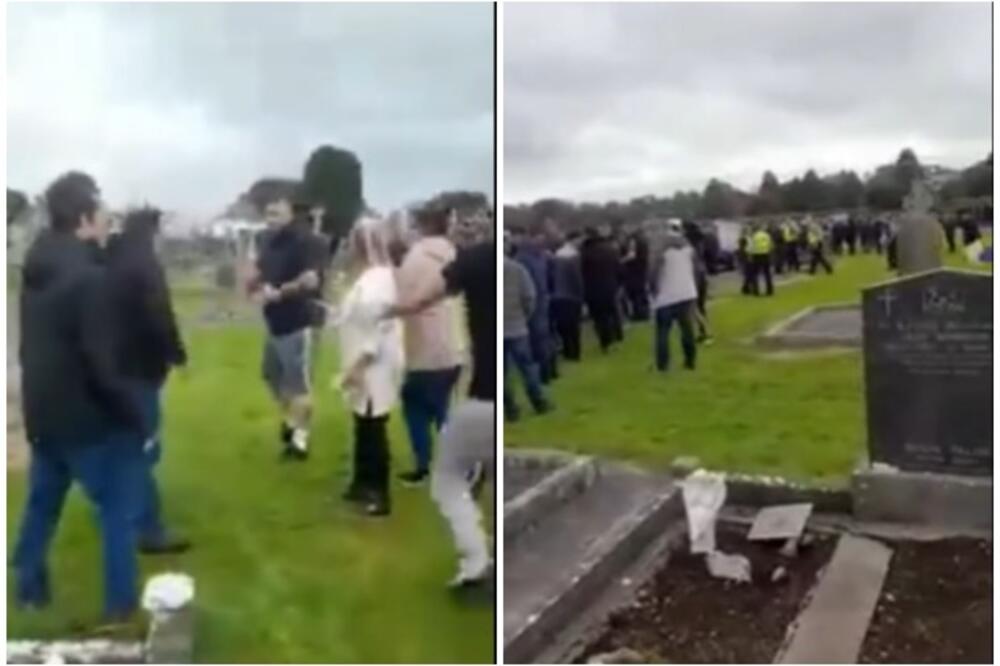 MASOVNA TUČA NA SAHRANI U IRSKOJ: Napadači potegli noževe, kovčeg završio na podu, ožalošćeni u strahu pobegli VIDEO