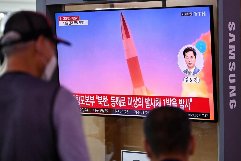 NOVE NAPETOSTI: Severna Koreja ispalila raketu kratkog dometa! Treća proba ovog meseca FOTO