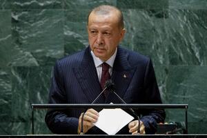 NJENOJ UMILJATOSTI NI ERDOGAN NIJE ODOLEO: Turskog predsednika u čitanju novina ometala ljubimica njegove unuke FOTO