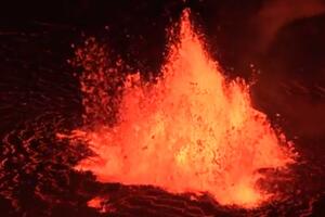 VULKAN NA HAVAJIMA PONOVO IZBACUJE LAVU: Pogledajte erupciju jednog od najaktivnijih vulkana na svetu! VIDEO